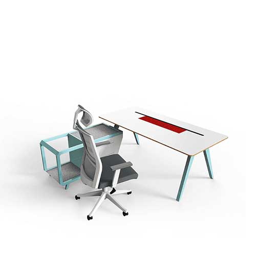 Cavallo1.8米实木办公桌 - 办公室人均面积标准是多少？